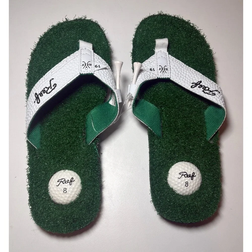 Reef Men's Mulligan II  golf flip-flops | Size 8